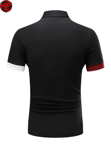 เสื้อโปโลกอล์ฟทรงเข้ารูป แห้งเร็ว ผ้าโพลีเอสเตอร์ผสมสแปนเด็กซ์ เนื้อผ้านุ่ม ระบายอากาศได้ดี พร้อมบริการปักโลโก้ตามแบบ และสกรีนโลโก้ตามแบบ - Product Image 3