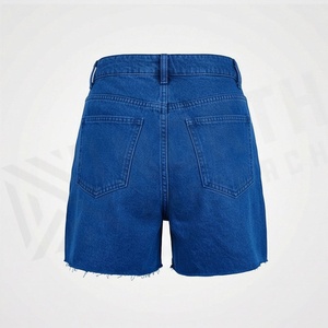 Ladies Shorts Plain Simple Breathable <b>Material</b> <b>Denim</b> Ripped Jeans Pants Women Casual Summer Fashion Streetwear Bottom - Product Image 2