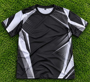 <b>Men's</b> Sublimation Short Sleeve <b>Slim</b> <b>Fit</b> O-Neck Pink <b>Black</b> Letter Pattern Sporty T-<b>Shirt</b> Anti-Wrinkle Quick Dry Breathable - Product Image 6