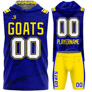 Vente en gros de maillots de football américain personnalisés avec logo, ensemble de tenues d'équipe respirantes, fournisseur d'uniformes - Product Image 1