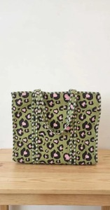 Trendy Handmade Reusable Shopping Bag Cotton <b>Tote</b> Bag Eco Friendly Quilted <b>Tote</b> For Women Everyday Carry And Grocery - Product Image 2