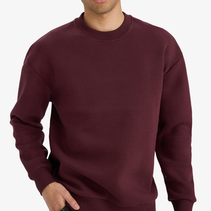 Sweat-shirt à capuche doublé en coton de haute qualité pour homme, en polaire unie, chaud et respirant pour l'hiver, vêtement décontracté personnalisable - Product Image 2