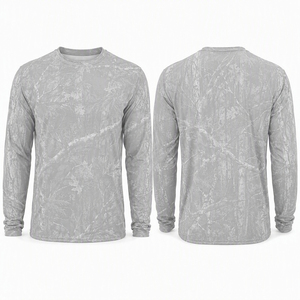Camisa de Caza de Manga Larga para Hombre, Camuflaje Amarillo, Poliéster que Absorbe la Humedad, Ropa de Verano para Actividades al Aire Libre - Product Image 4