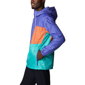 Men's Lightweight Color Block Windbreaker <b>Jacket</b> <b>Waterproof</b> Hooded Outdoor Casual Rain Shell Wholesale Custom Apparel - Product Image 3