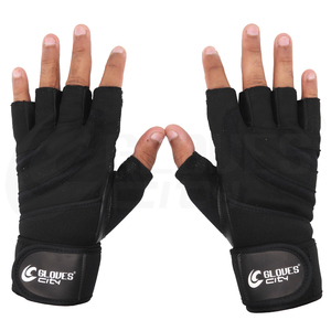 High Quality for Custom Workout Fitness Gloves Breathable Non-Slip Lace-<b>Up</b> Closure Unisex for Weight Lifting Gym - Product Image 2