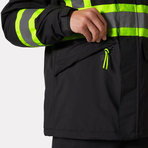 High Visibility Safety <b>Jacket</b> for <b>Men</b> Hi Vis <b>Reflective</b> Construction Working Waterproof Raining Security <b>Jackets</b> - Product Image 6