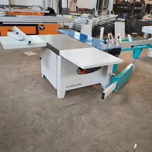 JX AUTO CNC 45 degree Woodworking CNC Type Automatic Fence Moving Precise Digital Sliding Table Panel Saw Wood Cutting Machine