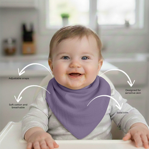 Baberos Cómodos Tipo Bandana para Bebés, para Alimentación y Babeo - Product Image 3