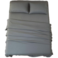 Parure de lit en fibre 100 % polyester, personnalisée, taille King & Queen, imprimée numériquement, vente en gros de parures de lit