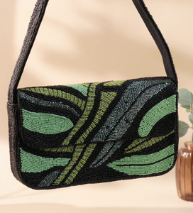 Bolsos de Mensajero con Cuentas Estilo Bohemio para Mujer, Bolsos de Hombro Hechos a Mano para Salir de Noche o Ir de Compras, por MULTI CRAFT - Product Image 2