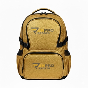 Manufacturer Of Custom Team Logo Glitter <b>Backpack</b> with Rhinestones for Cheerleading and Majorette Dancing Bags - Product Image 4