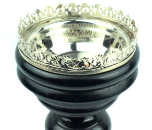 Brûleur à Bakhoor en bois de luxe, brûleur à encens arabe antique doré à vendre, décoration d'intérieur et porte-encens par Ayaans Creations. - Product Image 1