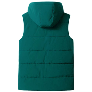 เสื้อกั๊กพัฟเฟอร์คุณภาพสูงสำหรับผู้ชาย เสื้อแจ็คเก็ตแขนกุดสำหรับฤดูหนาว คุณภาพสูง ปักโลโก้ได้ตามต้องการ สไตล์ลำลอง ติดกระดุม น้ำหนักเบา - Product Image 3