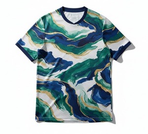 Maillot de football personnalisé en maille respirante à séchage rapide, col en V, ensemble complet, sublimation, polyester, uniforme de football pour hommes, short court - Product Image 6