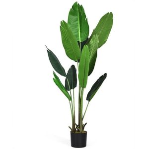 Albero Tropicale Artificiale Decorativo da Interno ed Esterno, 1,6 Metri - Product Image 1