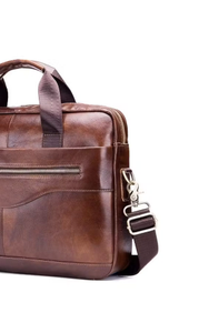 Maletín para Portátil de Cuero Genuino Personalizado con Compartimento Acolchado para Portátil, Diseño Portátil para Marcas Corporativas - Product Image 3