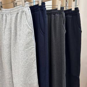 High Quality <b>Baggy</b> Sweatpants <b>Men</b> Gym Joggers Heavyweight Cotton <b>Men's</b> Curved Wide Leg Sweatpants Casual Loose Draped <b>Trousers</b> - Product Image 3