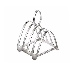 High standard quality fabulous metal toast holder <b>open</b> design allows you to quickly grab a slice without disturbing the others - Product Image 3