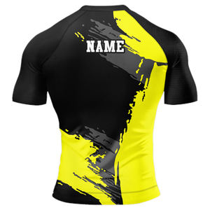 Rashguard MMA à manches courtes respirant, designs personnalisés, BJJ No Gi - Product Image 2