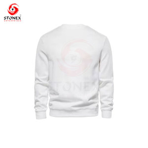 เสื้อสเวตเชิ้ตคอกลมแฟชั่นลำลองสำหรับผู้ชาย สีพื้น แขนยาว ใส่ได้ทั้งชายและหญิง สำหรับฤดูใบไม้ผลิและฤดูใบไม้ร่วง  รับออกแบบโลโก้ตามสั่ง 100% - Product Image 2