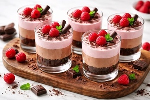 ถ้วยพลาสติกสวยหรูสำหรับขนมหวานส่วนตัว ขนาด 120 มล. เหมาะสำหรับงานปาร์ตี้และงานเฉลิมฉลอง อุปกรณ์สำหรับโยเกิร์ตและชีสเค้ก - Product Image 3