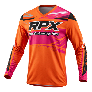Service OEM, différentes couleurs, maillot de motocross le plus vendu, impression personnalisée, séchage rapide, anti-UV, manches longues, maillot de motocross - Product Image 2