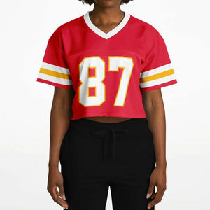 Camisetas de Fútbol Americano Universitario para Mujer - 100% Poliéster con Protección UV, Nombre del Equipo Personalizado, Camiseta de Fútbol Americano Más Popular - Product Image 5