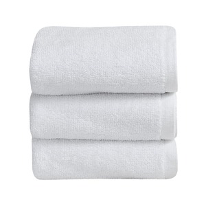 Toalla Blanca de Algodón Puro de 550 GSM de Calidad Premium, Suave, Gruesa, Duradera y Altamente Absorbente para Hotel o Resort en Venta - Product Image 3