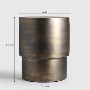 Table basse industrielle de luxe minimaliste en métal 11,5x28 pouces, mobilier de salon moderne au design durable - Product Image 5