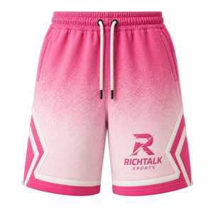 RICHTALK SPORTS Men's Baggy <b>Trousers</b> Mid Waist <b>Drawstring</b> Casual Breathable Lightweight Winter Wear Quick Dry Polyester/Cotton - Product Image 1