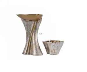 Quemador de incienso de madera de lujo, quemador de incienso árabe Oud, soporte de incienso con revestimiento metálico, quemador decorativo para fragancias del hogar - Product Image 3