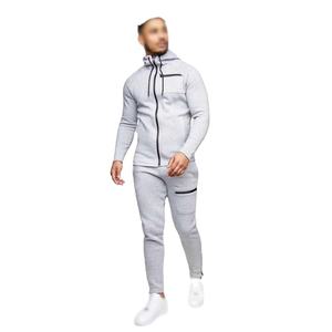 ชุดวอร์มมีซิปสำหรับผู้ชายชุดวิ่งจ๊อกกิ้งชุดวอร์มแบบแทร็คส่วนตัวสำหรับวิ่งโลโก้ตามสั่ง - Product Image 1