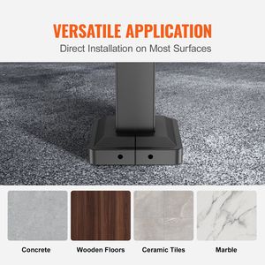 Ringhiere in Ferro Battuto Nero per Scale Esterne da 3-5 Gradini, Ringhiera Flessibile per Portico Anteriore - Product Image 5