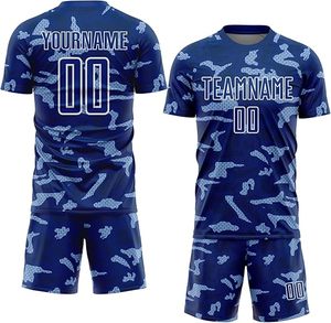 Tenue de football personnalisée à bas prix, impression par transfert thermique, séchage rapide, livraison rapide, toutes les personnalisations, kit d'équipe - Product Image 1