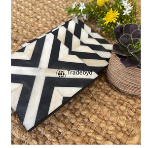 Sous-verre décoratif en os incrusté de qualité supérieure pour table à thé ou à café Tradebyd - Product Image 1