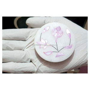 Meilleure vente en gros indien miroir en marbre incrustation de nacre pour cadeaux de mariage miroirs en marbre incrustation d'orgone - Product Image 1