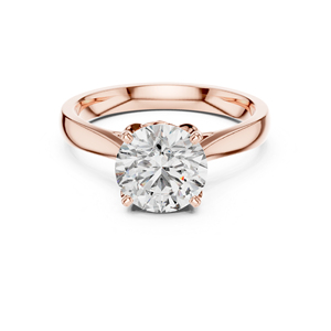 แหวนเพชรทรงกลม 1.5 กะรัต ทองคำ 14K สำหรับผู้หญิง |   ได้รับการรับรองจาก IGI |   แฟชั่นทันสมัยสำหรับใส่ทุกวัน |   เพชรที่เพิ่งเพาะเลี้ยง - Product Image 3