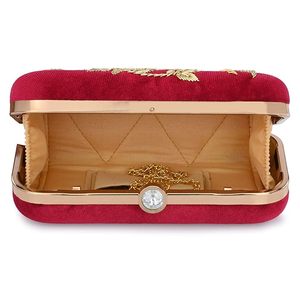 กระเป๋าคลัทช์ปักลายทำมือ ราคาประหยัด กระเป๋าถือผู้หญิงทันสมัยสำหรับงานแต่งงาน งานปาร์ตี้ และงานเฉลิมฉลองต่างๆ - Product Image 2