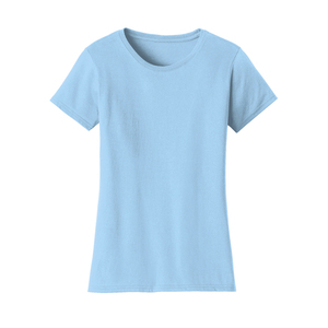 Camiseta Ajustada de Primera Calidad para Mujer, Mezcla de Algodón Suave, Manga Corta, Top Básico, Logotipo Personalizado, Fabricante de Ropa al Por Mayor - Product Image 1