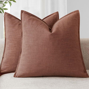 Funda de Almohada Cuadrada Moderna, Ecológica y Personalizable, con Costuras, de Tela de Poliéster y Algodón, para Uso Doméstico y Hotelero - Product Image 1