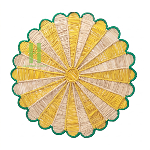 Meilleures ventes : Sets de table en corde de papier, tailles personnalisables, variété de couleurs, pour la décoration de table de Noël, en provenance du Vietnam, vente en gros. - Product Image 3