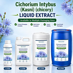 Chicory Liquid Extract Cichorium Intybus Kasni Plant Based <b>Herbal</b> <b>Supplement</b> Bulk Order Custom Packaging - Product Image 1