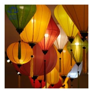 LIVRAISON IMMÉDIATE Lanterne en Soie Élégante Lumière Décorative pour Décoration de Fête et Éclairage Ambiant 2026 - Product Image 2