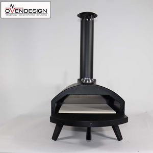 Fours de comptoir de 13 pouces <span class=keywords><strong>four</strong></span> à pizza à bois pour la maison <span class=keywords><strong>four</strong></span> à pizza extérieur intégré avec porte rabattable - Product Image 6