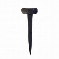 Forgé à la main traditionnel vieux fer forgé Antique faux ongles style médiéval ongle en fer noir Nail mobilier artisanal en bois