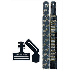 Ceinture de football américain avec drapeau à déchirer, boucle noire, 2 rubans - Product Image 1