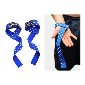 Correas de Levantamiento de Pesas con Estampado de Estrellas al por Mayor, Proveedor de Equipos de Soporte para Muñecas Acolchados de Neopreno de Marca Privada - Product Image 6