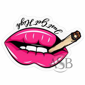 ถาดอะคริลิคสำหรับต่อขนตาแบบยั่งยืน รูปทรงริมฝีปาก สีชมพูสดใส ยี่ห้อ Just Get High Pink Lips Lash Tile อุปกรณ์เสริมความงาม - Product Image 5