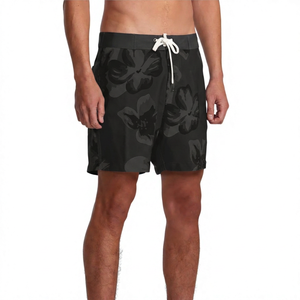<b>Men's</b> <b>Floral</b> Print Board <b>Shorts</b> Quick Dry Drawstring Waist Casual <b>Swim</b> Trunks <b>Short</b> Length Mid Rise Polyester - Product Image 3