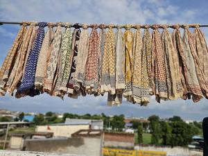 Paréo de plage réversible en coton écologique, imprimé indien au bloc, couverture de maillot de bain en voile doux, cadeau d'été pour elle - Product Image 6